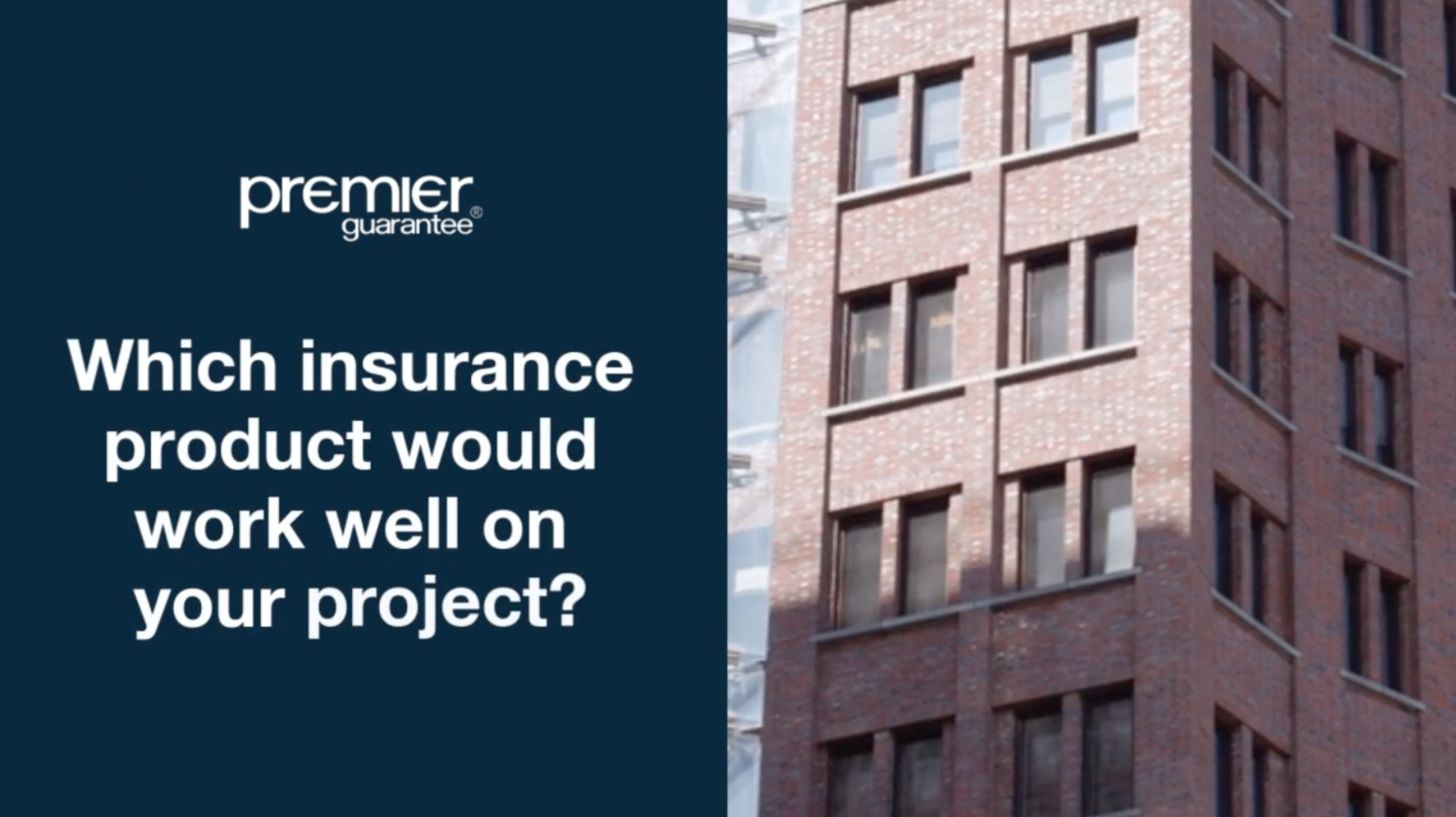 Which insurance product would work on your BTR project?